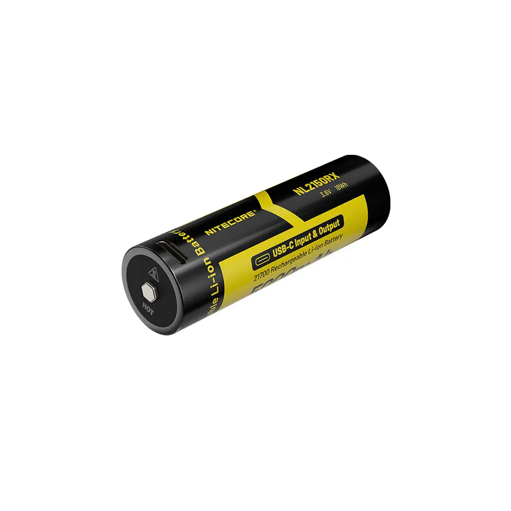 Nitecore Li-Ion 21700 Rechargeable Battery 5000Mah With Usb-C Port 1