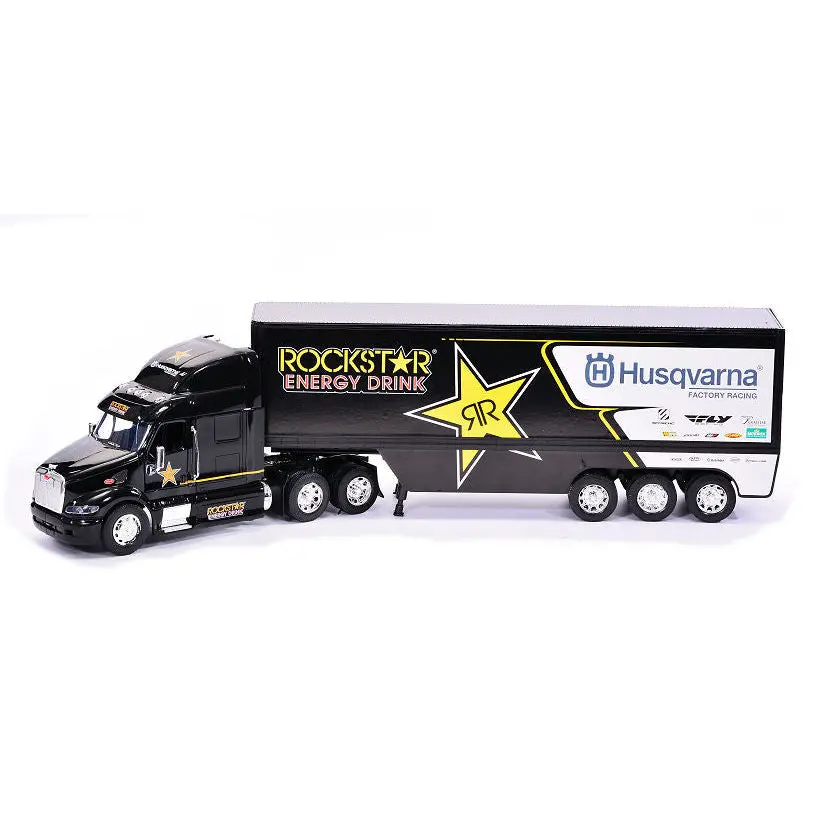 Model New Ray Husqvarna Rockstar Energy Team Truck 1