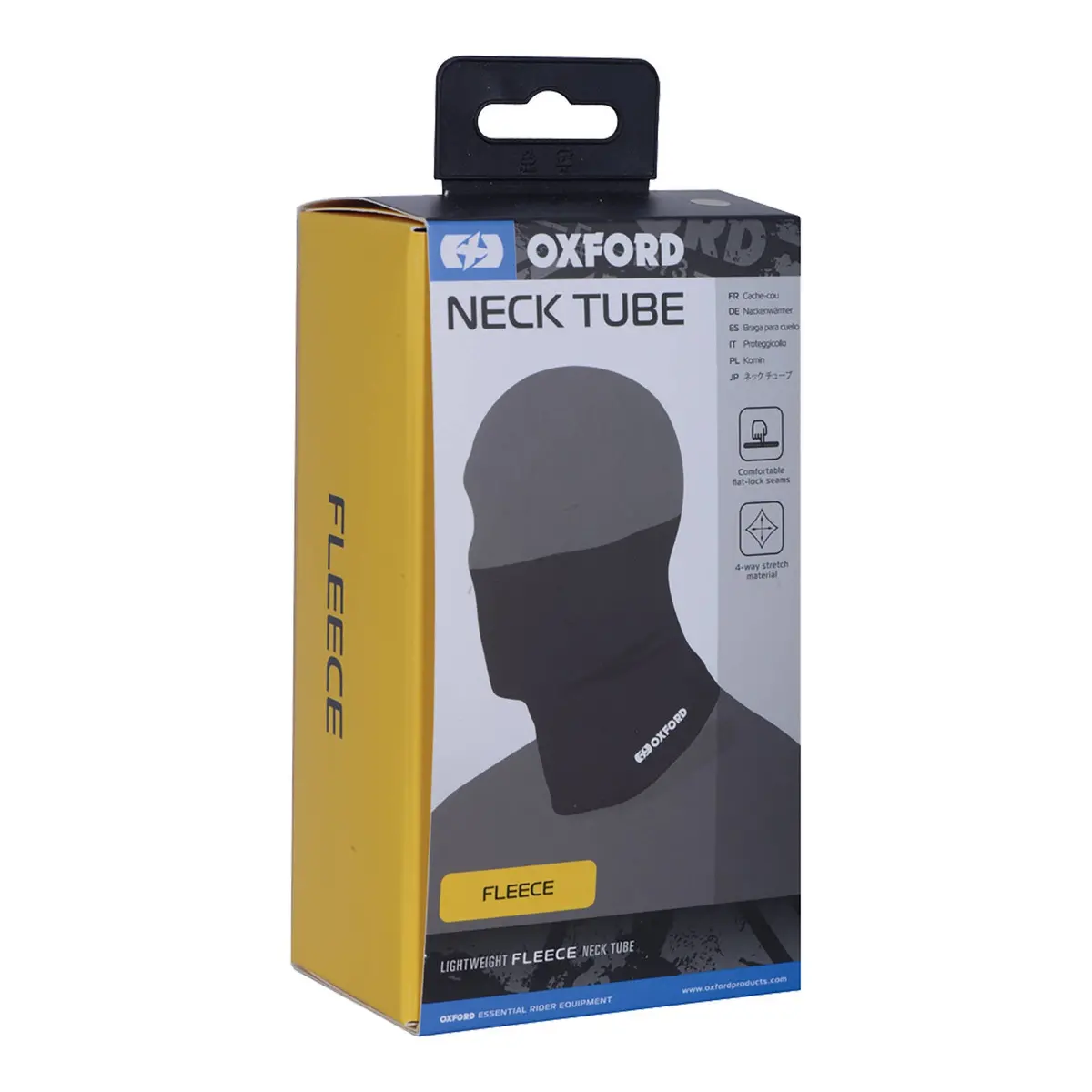 Oxford Neck Tube Fleece - Black 1