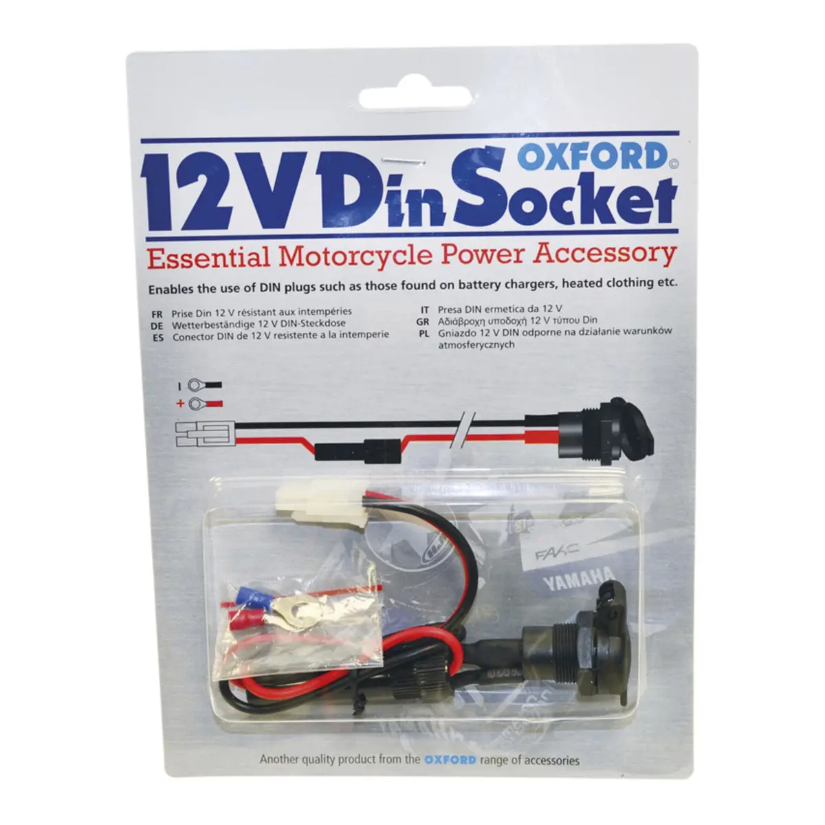 Oxford 12 Volt Din Power Socket (For 18Mm Plugs) 1