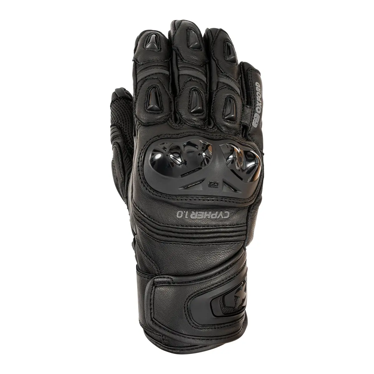 Oxford Cypher 1.0 Short Leather Men's Glove - Stealth Black 1
