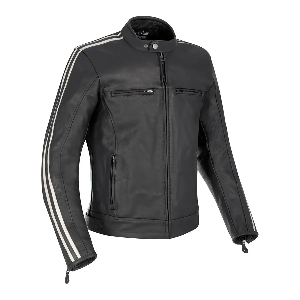 Oxford Bladon Leather Jacket - Black 1