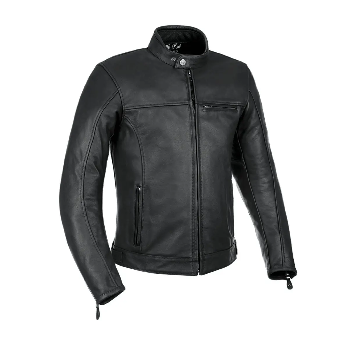 Oxford Walton Leather Jacket - Black 1