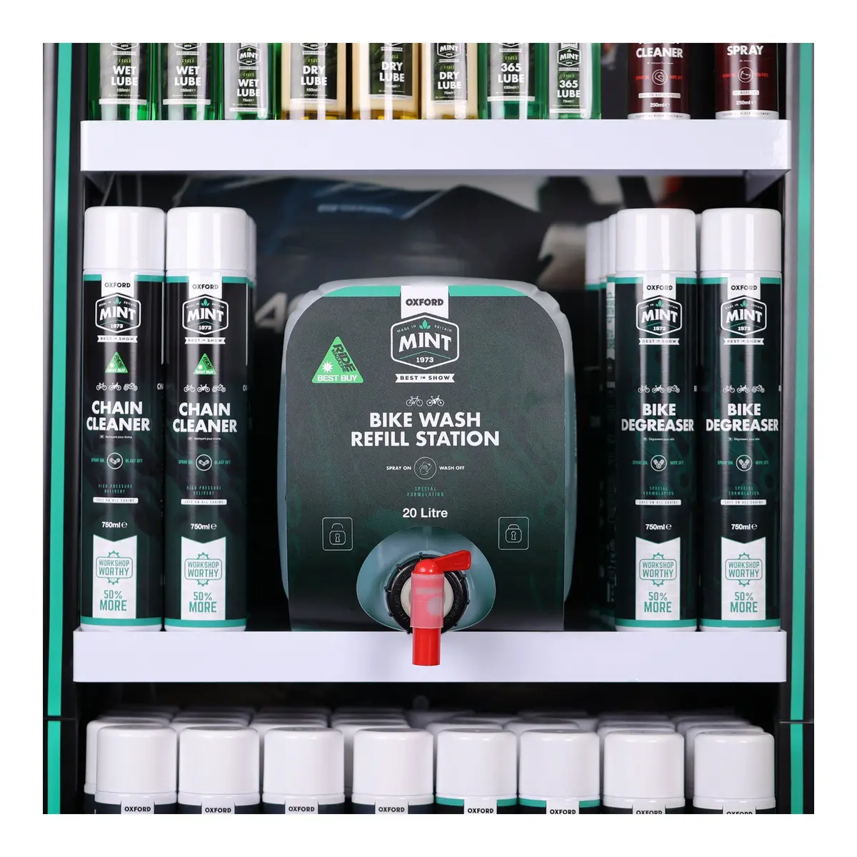 Oxford Mint Bike Wash Refill Station (1 X 20L + 2 X Oc104) 1