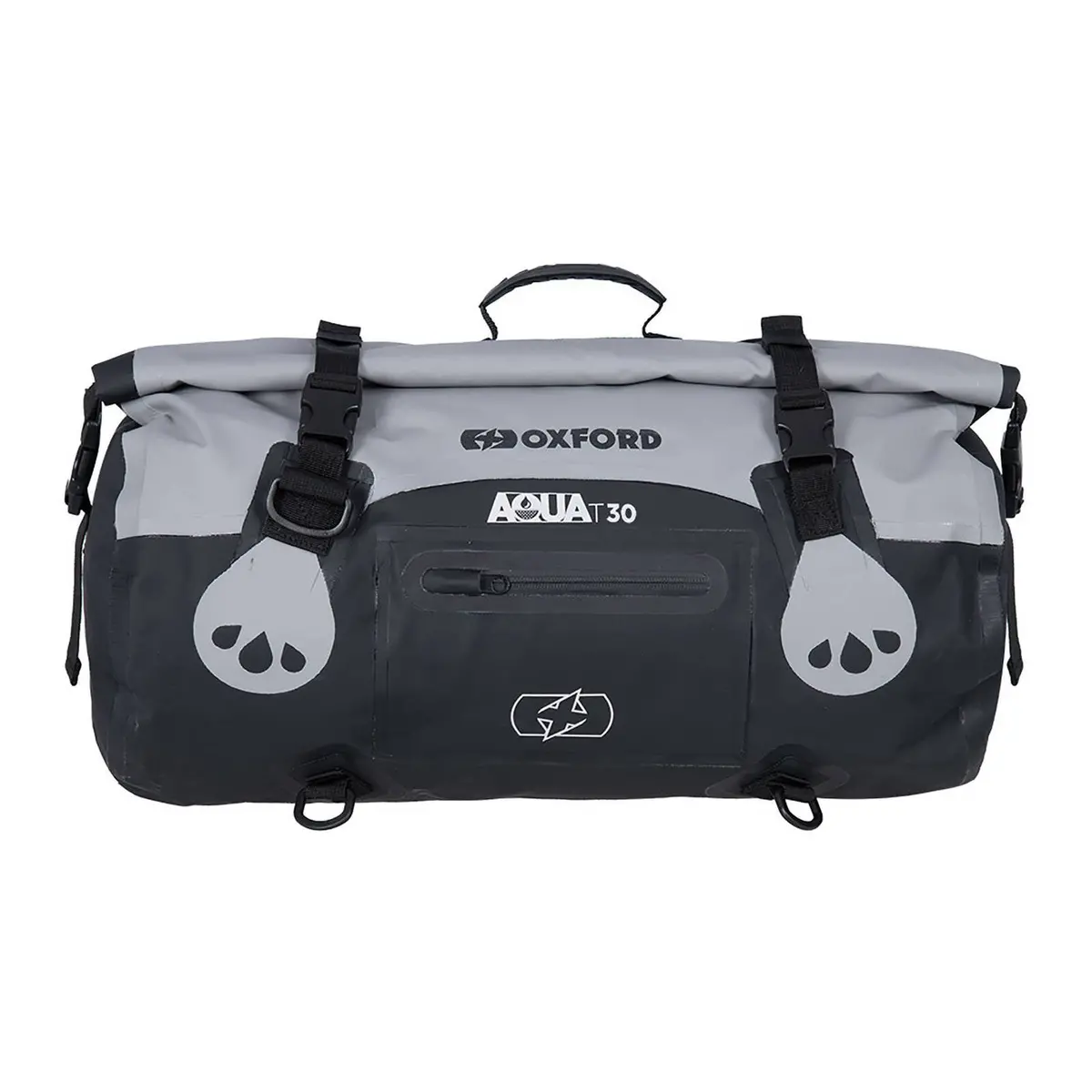 Oxford Roll Bag Aqua T30 - Black / Grey 1