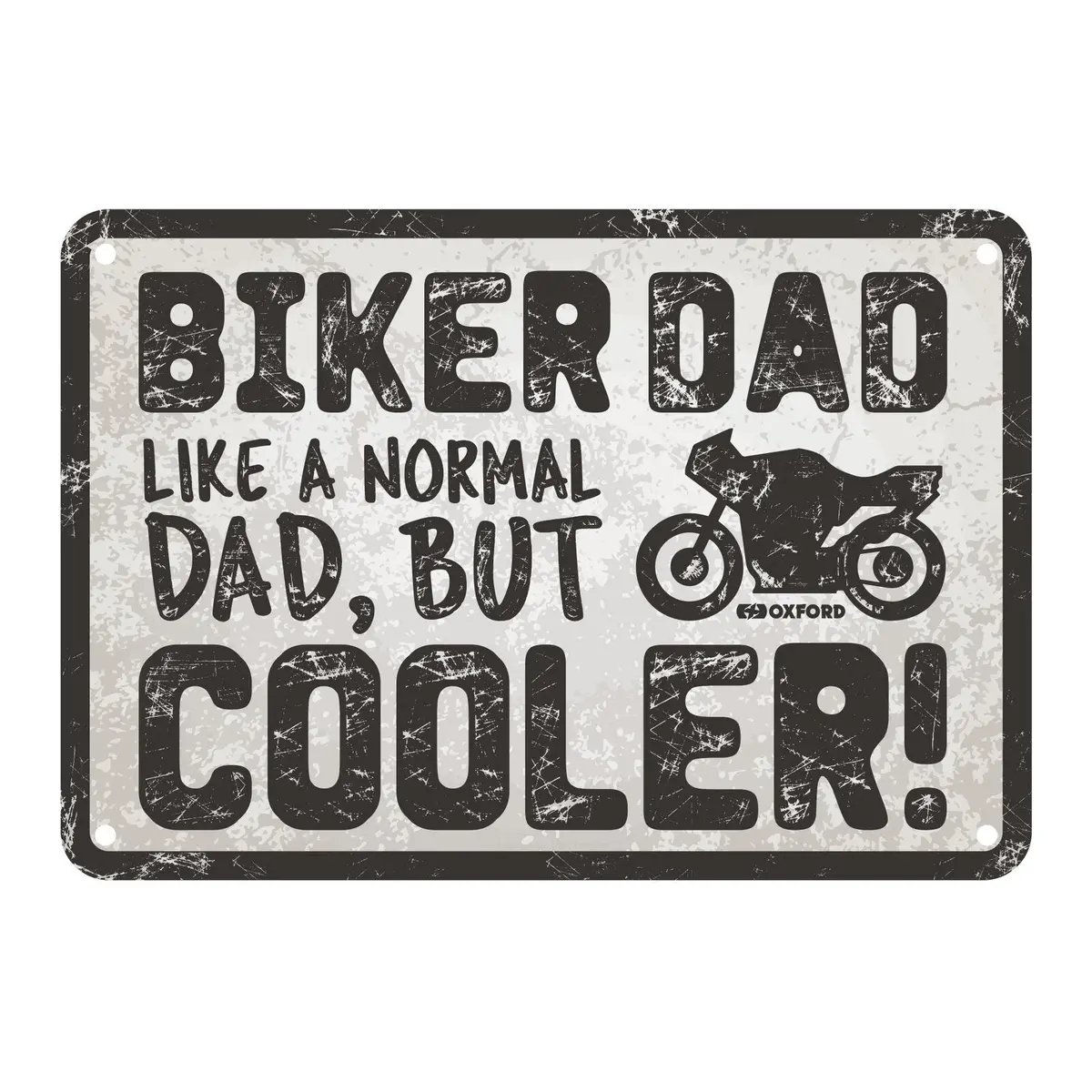 Oxford Garage Metal Sign: "Biker Dad Cooler" 1