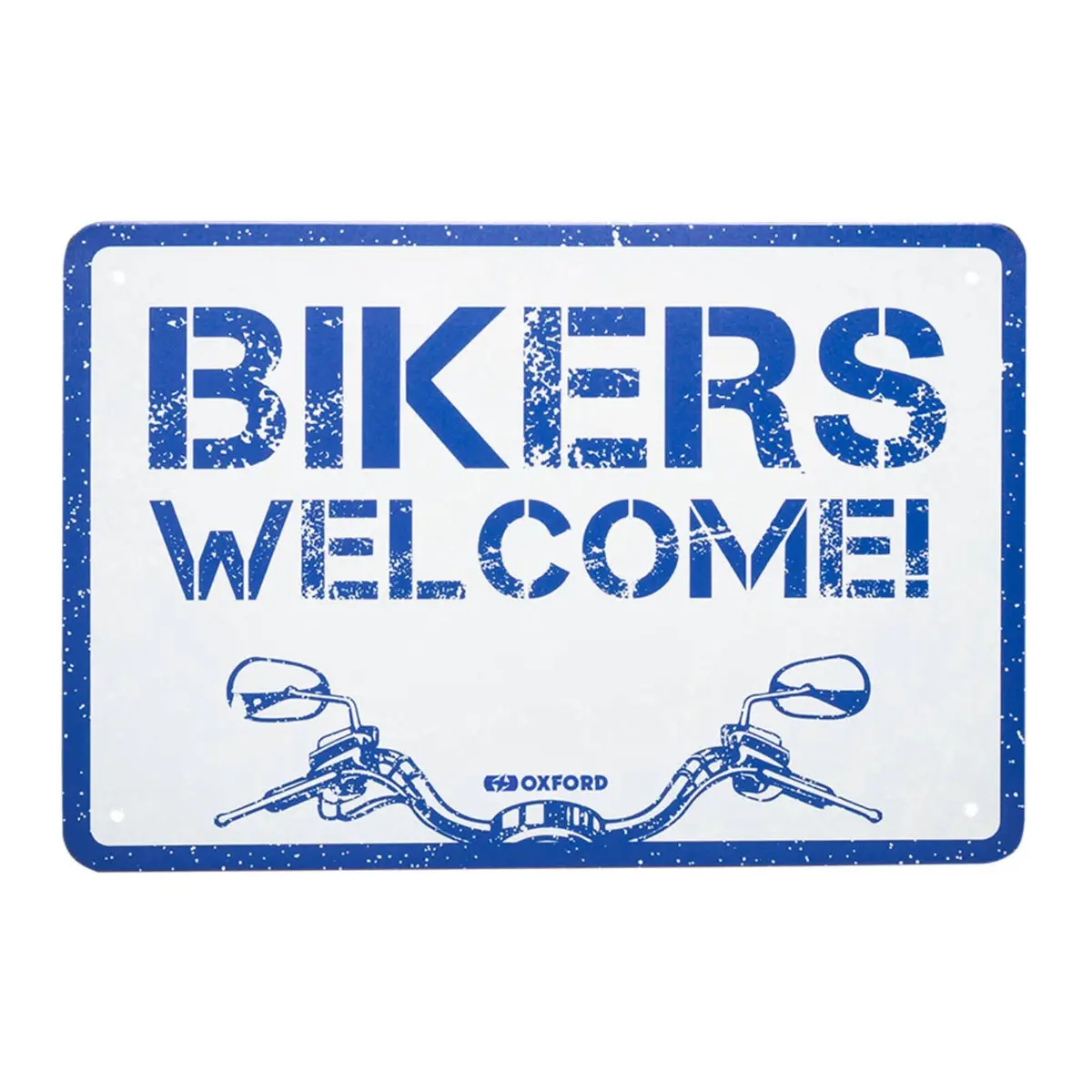 Oxford Garage Metal Sign: "Welcome" 1