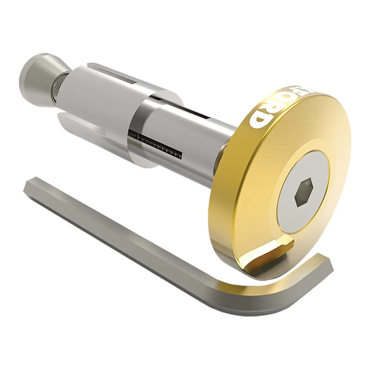 Oxford Handlebar Bar Ends 2 - Gold Anodised 1