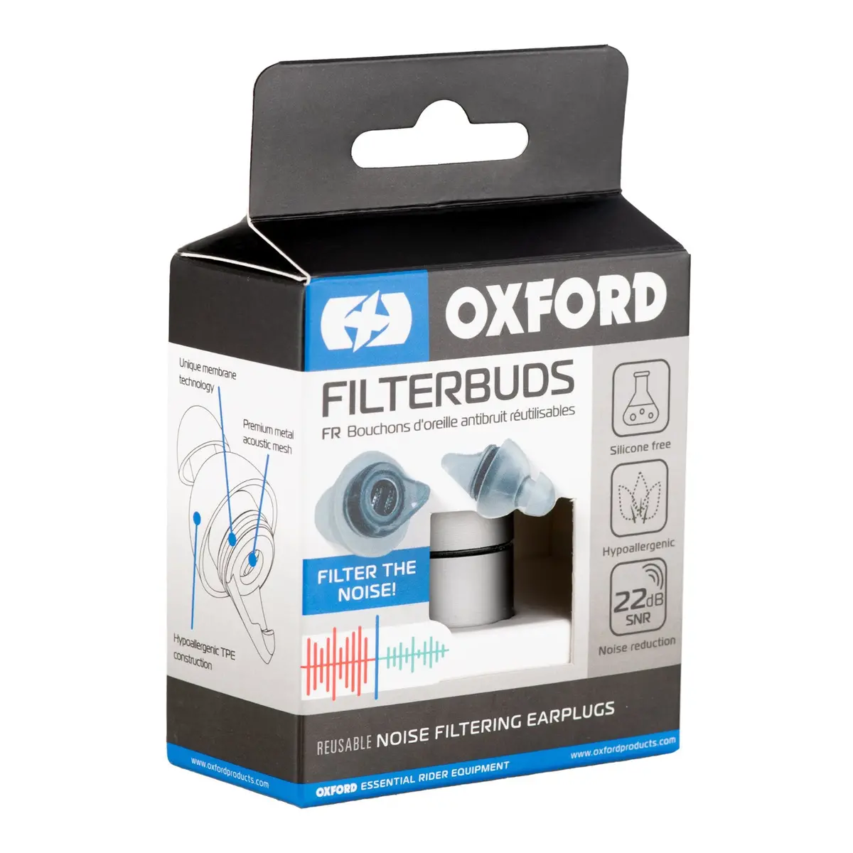 Oxford Filterbuds / Earplugs - Small Fit 1