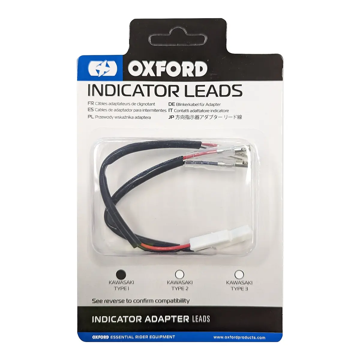 Oxford Indicator Leads Kawasaki Type 1 1