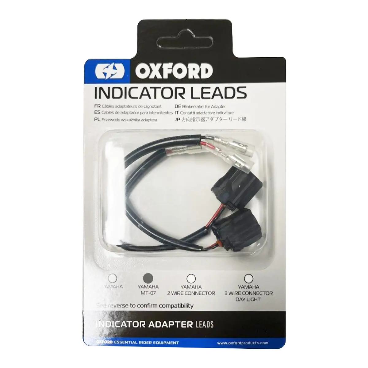 Oxford Indicator Leads Yamaha Mt-07 1