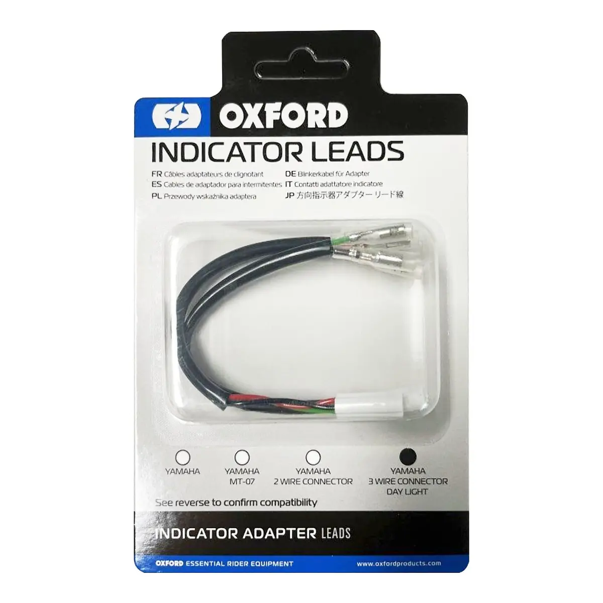 Oxford Indicator Leads Yamaha 3 Wire Connector With Day Light Function 1