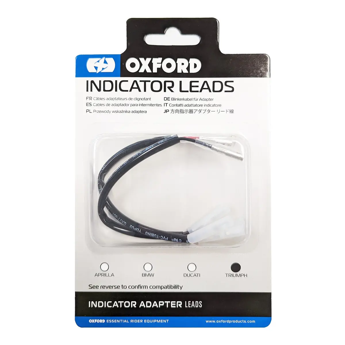 Oxford Indicator Leads - Triumph 1
