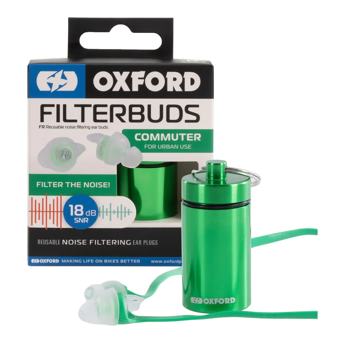 Oxford Ear Filter Buds Commuter 18 Snr 1