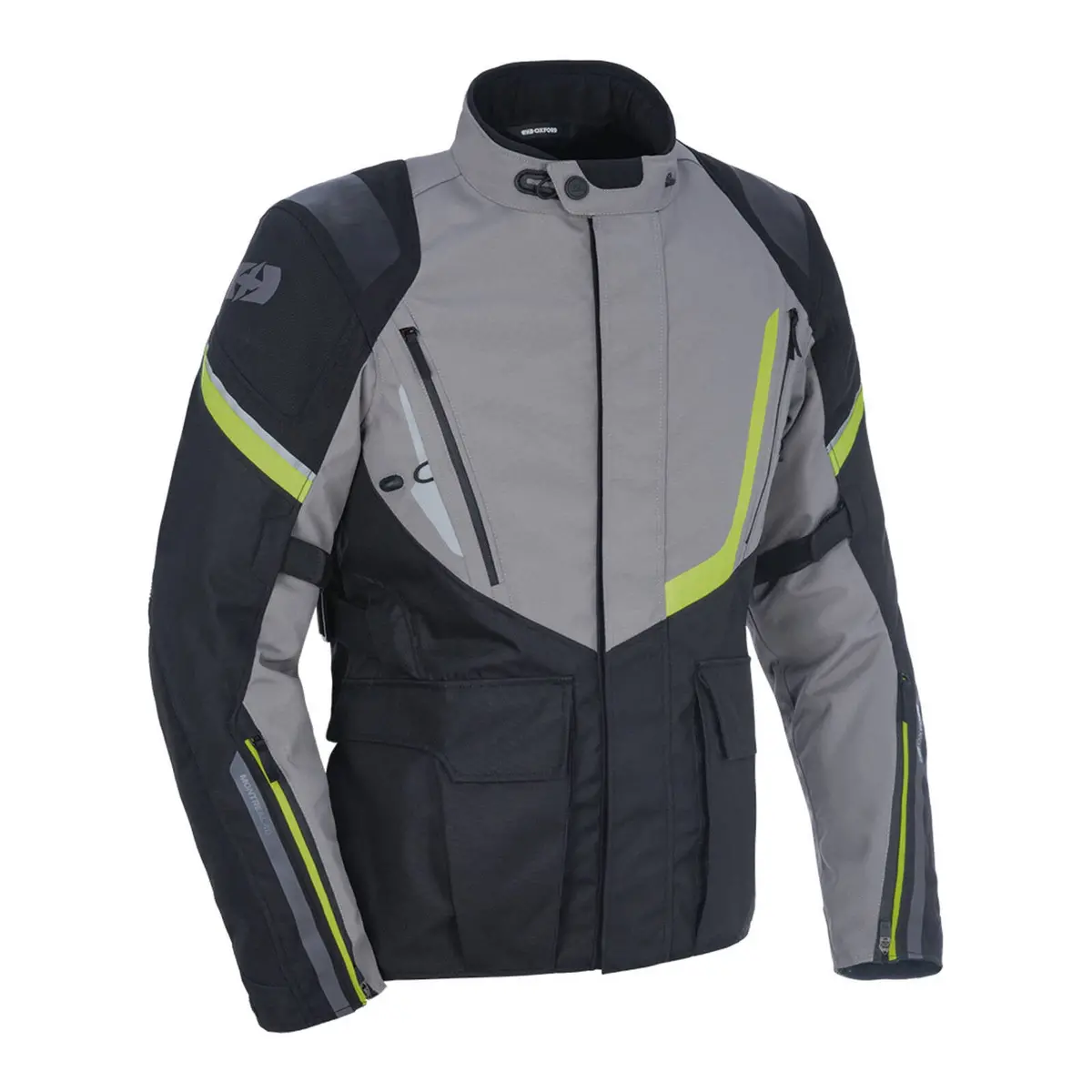 Oxford Montreal 4.0 Dry2dry Jacket - Black / Grey / Fluro 1
