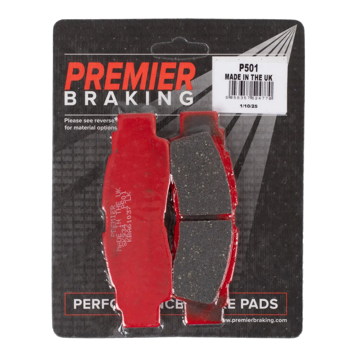 Premier Brake Pads Off Road Carbon Graphite 1
