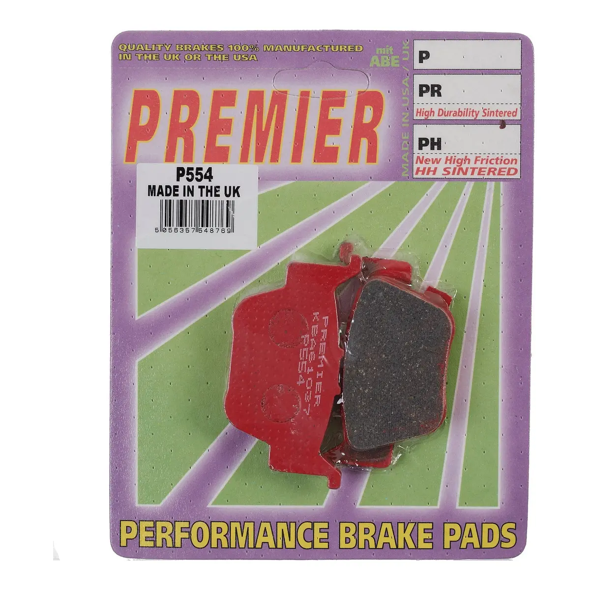 Premier Brake Pads - P Organic Standard 1