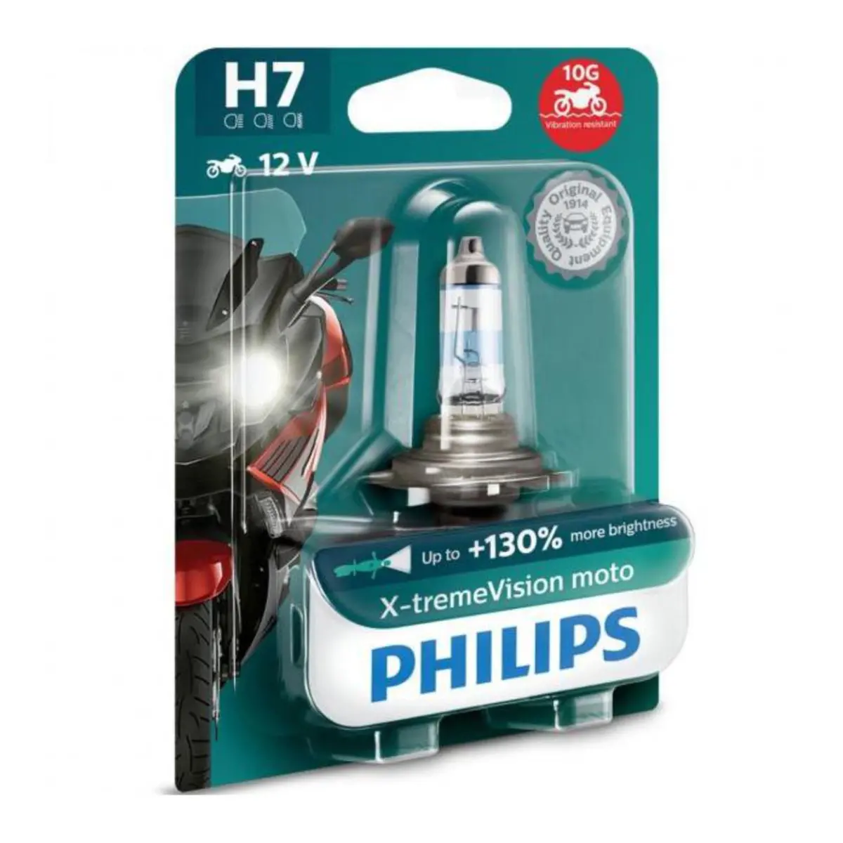Philips Bulb H7 12972 Xv+ 12V 55W Px26d Bw Xtreme Vision 1