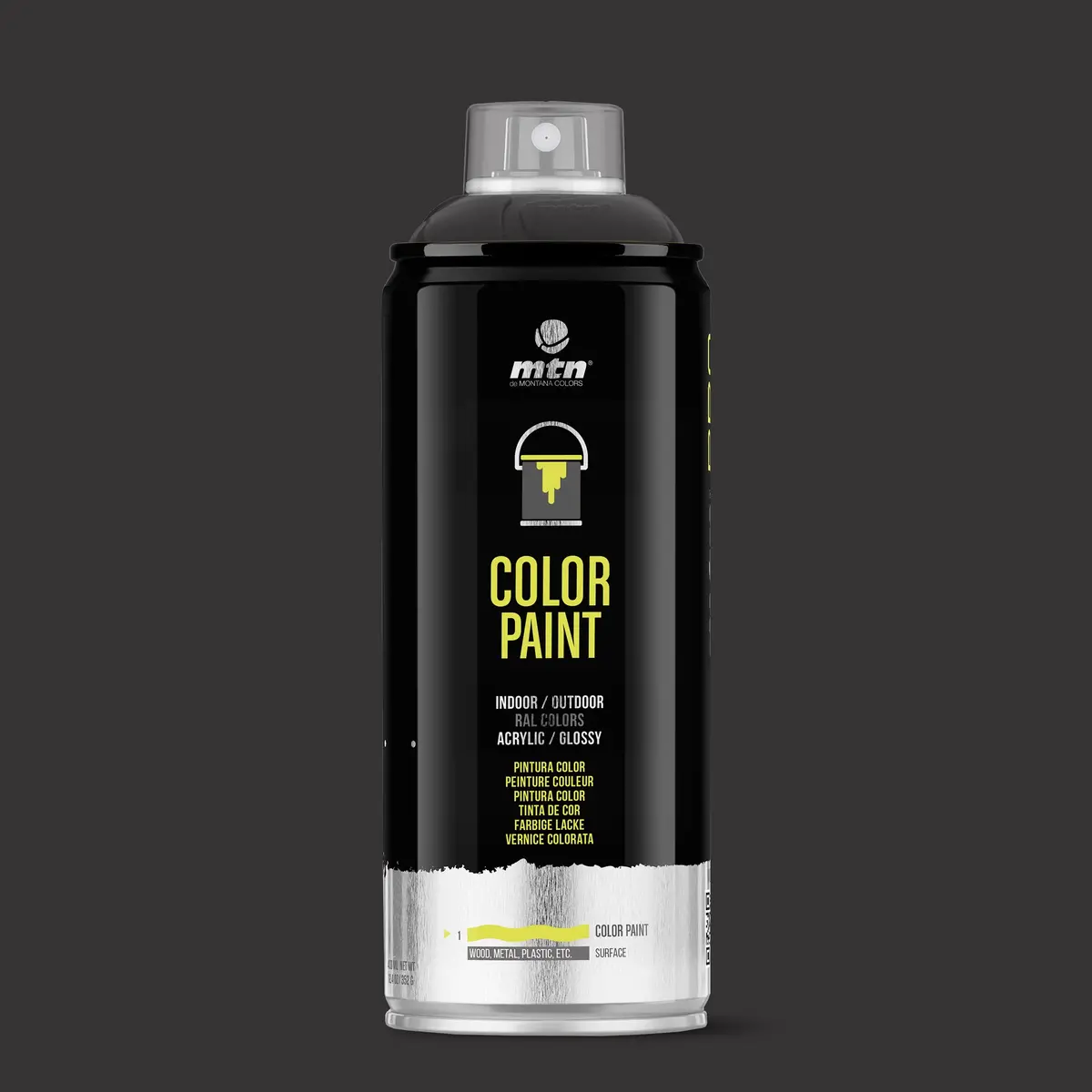 Mtn Pro Spray Paint 400Ml Ral 7016 - Anthracite Grey 1