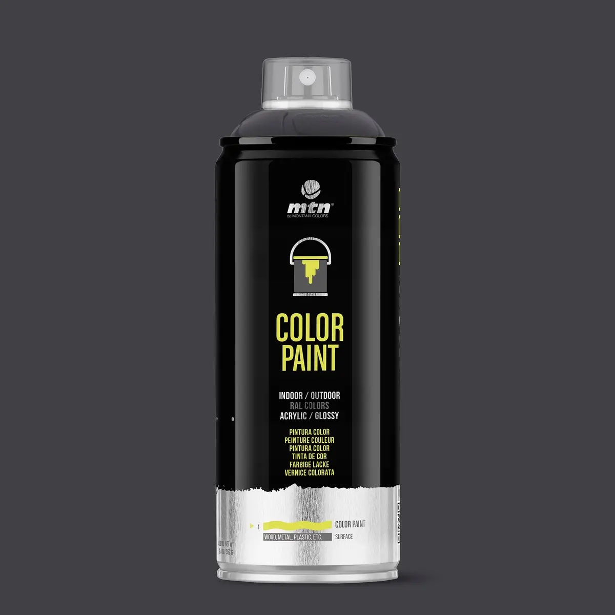 Mtn Pro Spray Paint 400Ml Ral 7012 - Basalt Grey 1