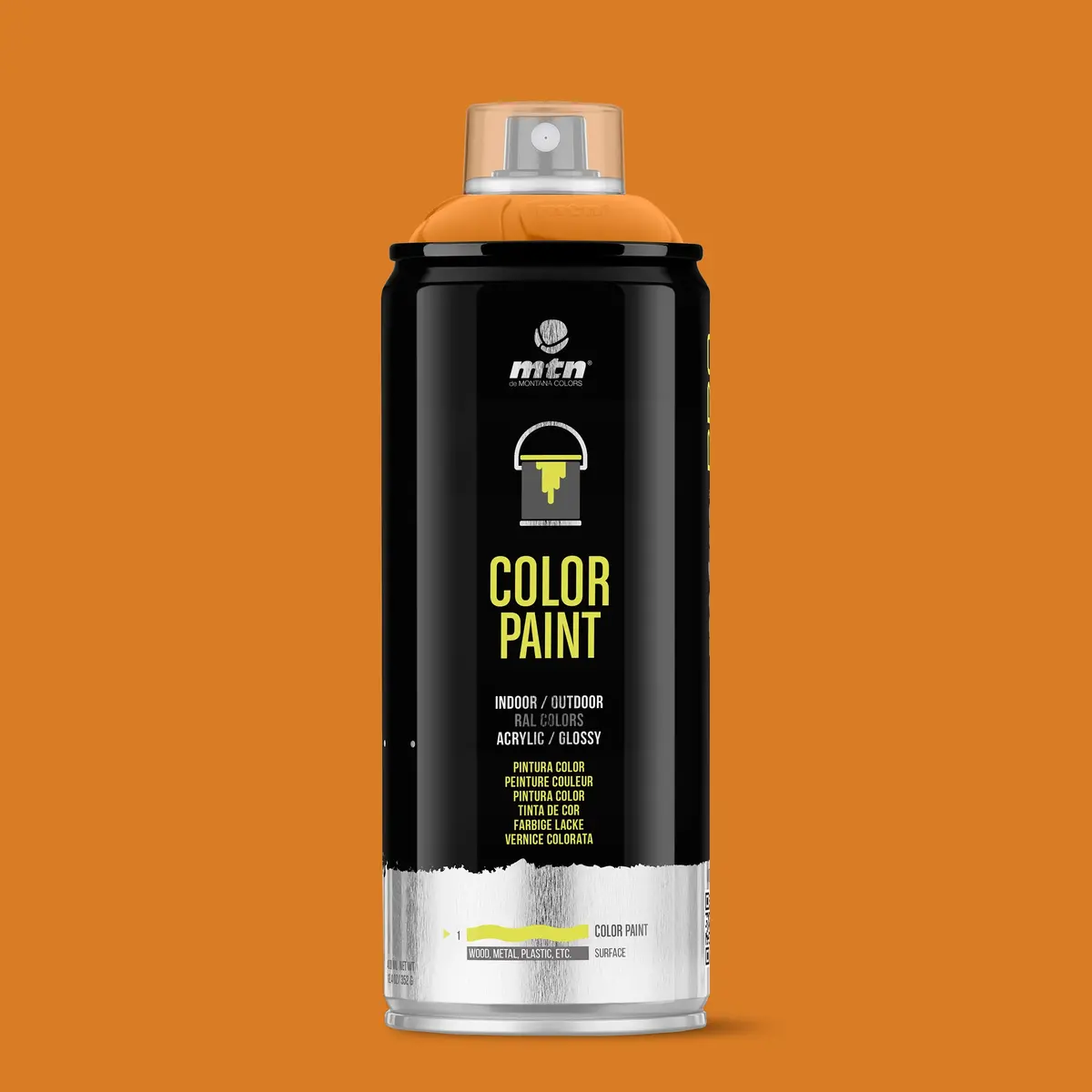 Mtn Pro Spray Paint 400Ml Ral 2011 - Deep Orange 1