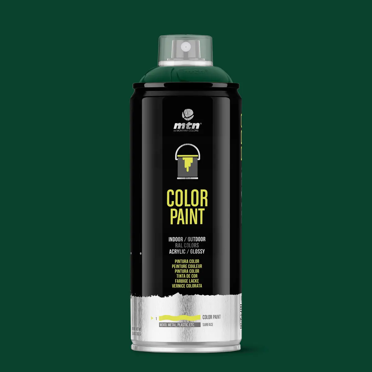Mtn Pro Spray Paint 400Ml Ral 6009 - Fir Green 1