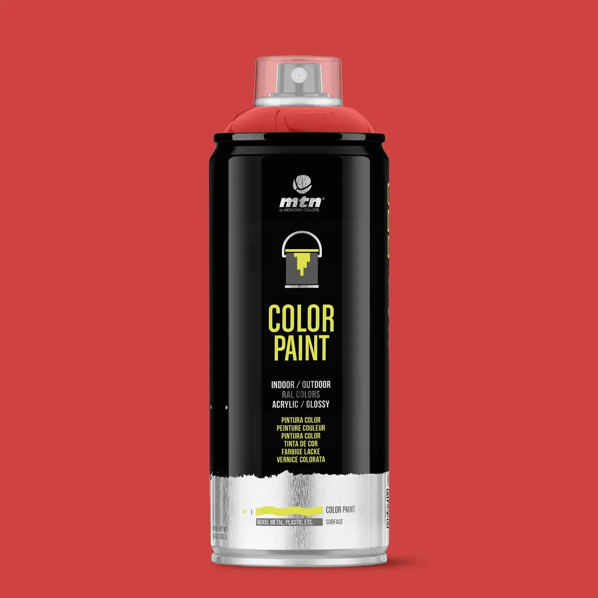 Mtn Pro Spray Paint 400Ml Ral 3000 - Flame Red 1