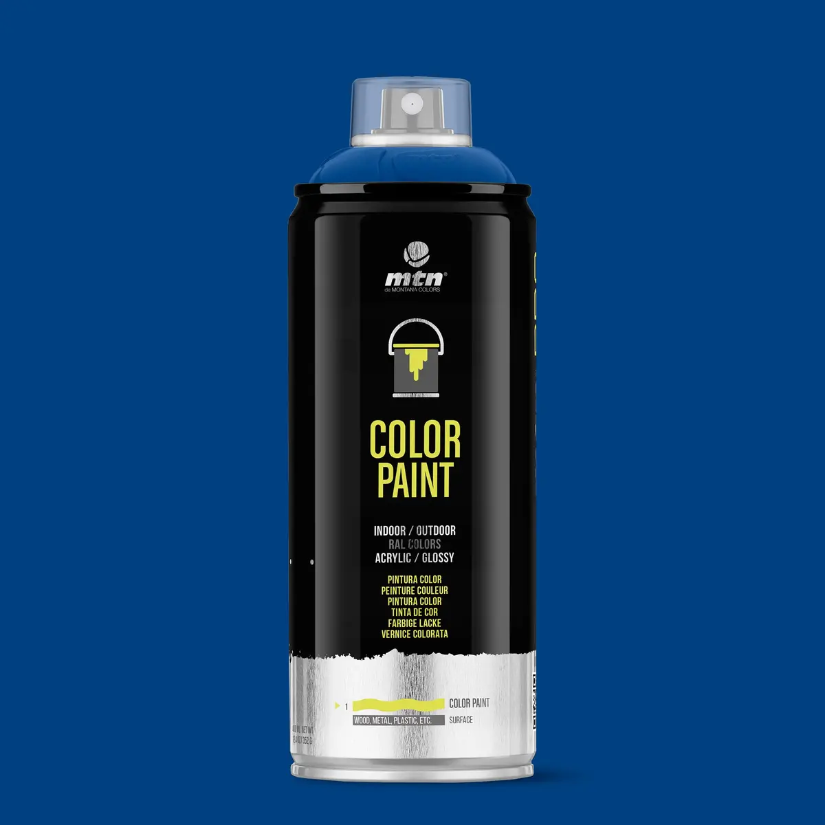 Mtn Pro Spray Paint 400Ml Ral 5010 - Gentian Blue 1