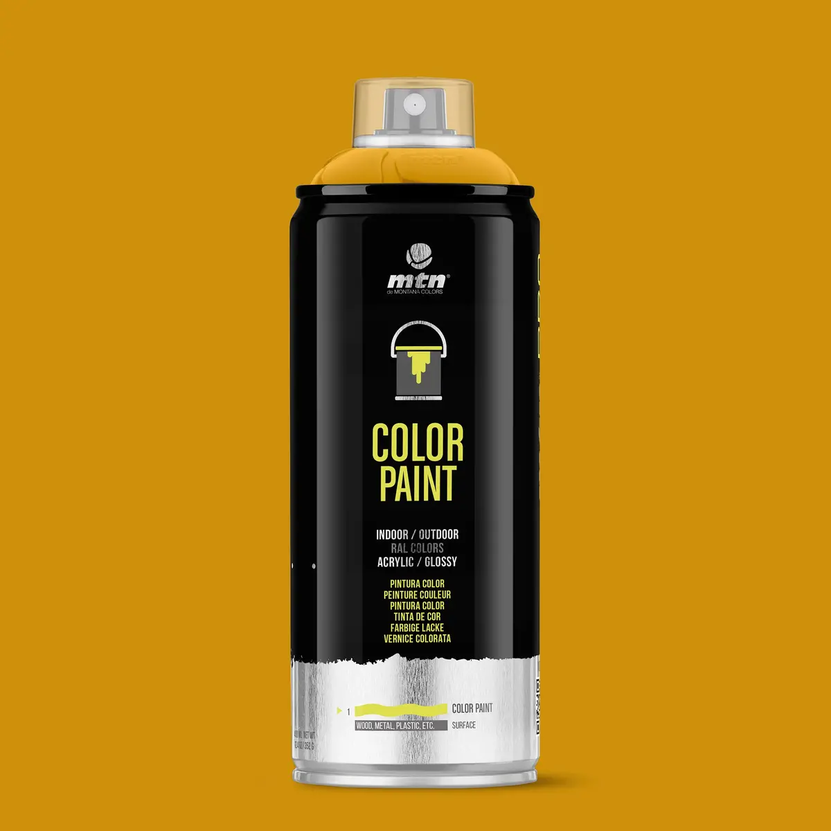 Mtn Pro Spray Paint 400Ml Ral 1021 - Light Yellow 1