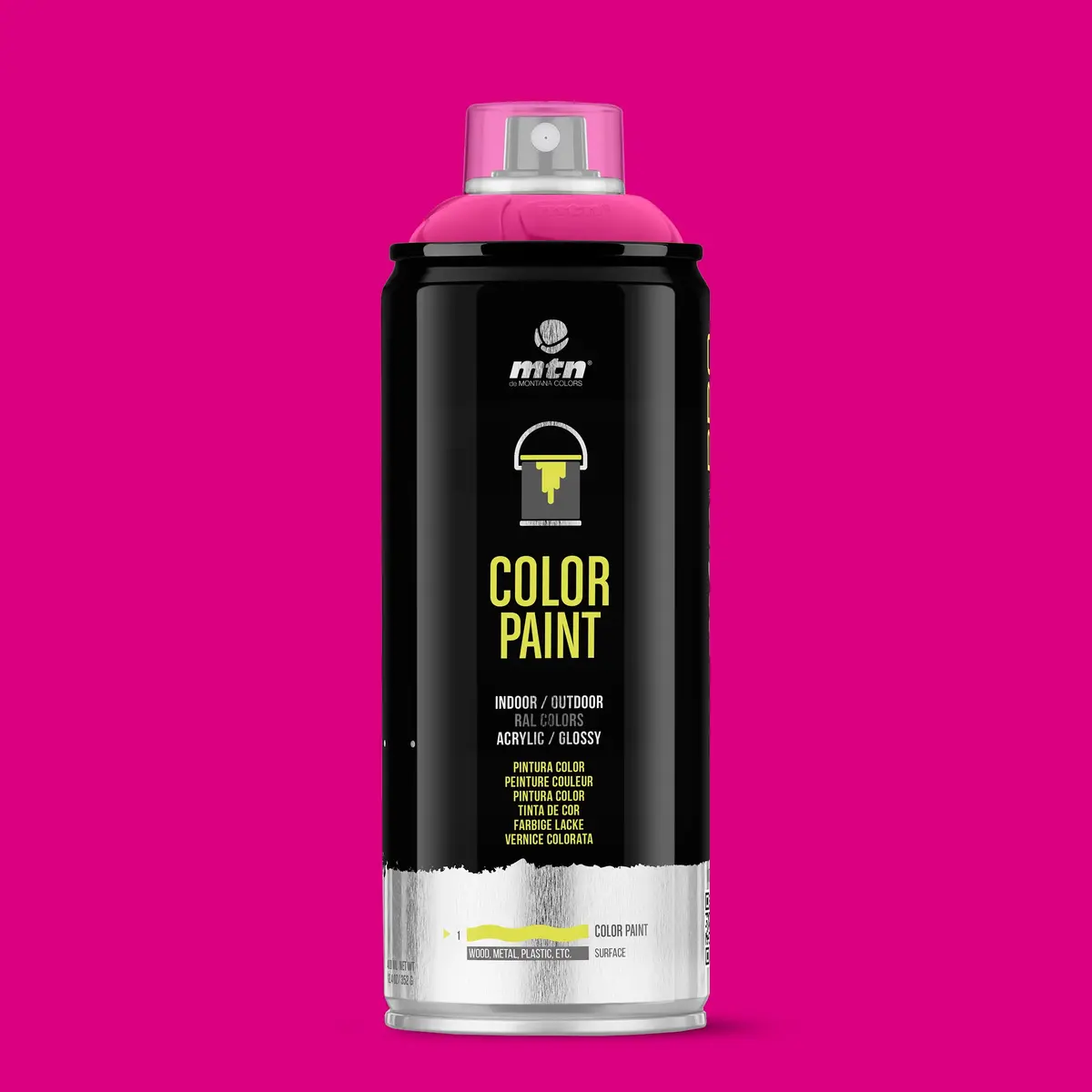 Mtn Pro Spray Paint 400Ml Ral 4010 - Tele Magenta 1