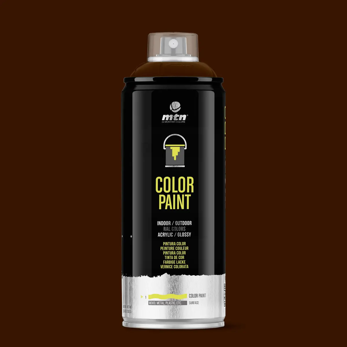 Mtn Pro Spray Paint 400Ml Ral 8016 - Mahogany Brown 1