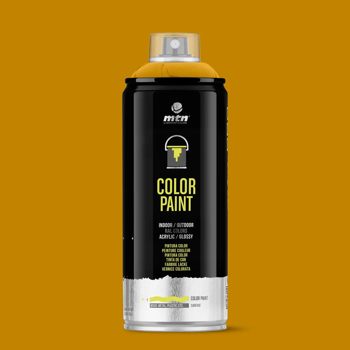 Mtn Pro Spray Paint 400Ml Ral 1028 - Melon Yellow 1
