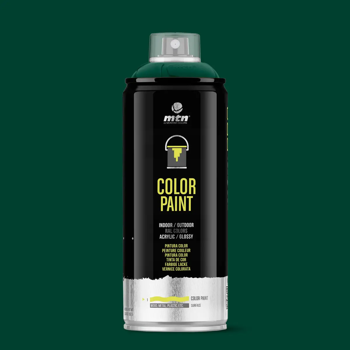 Mtn Pro Spray Paint 400Ml Ral 6005 - Moss Green 1