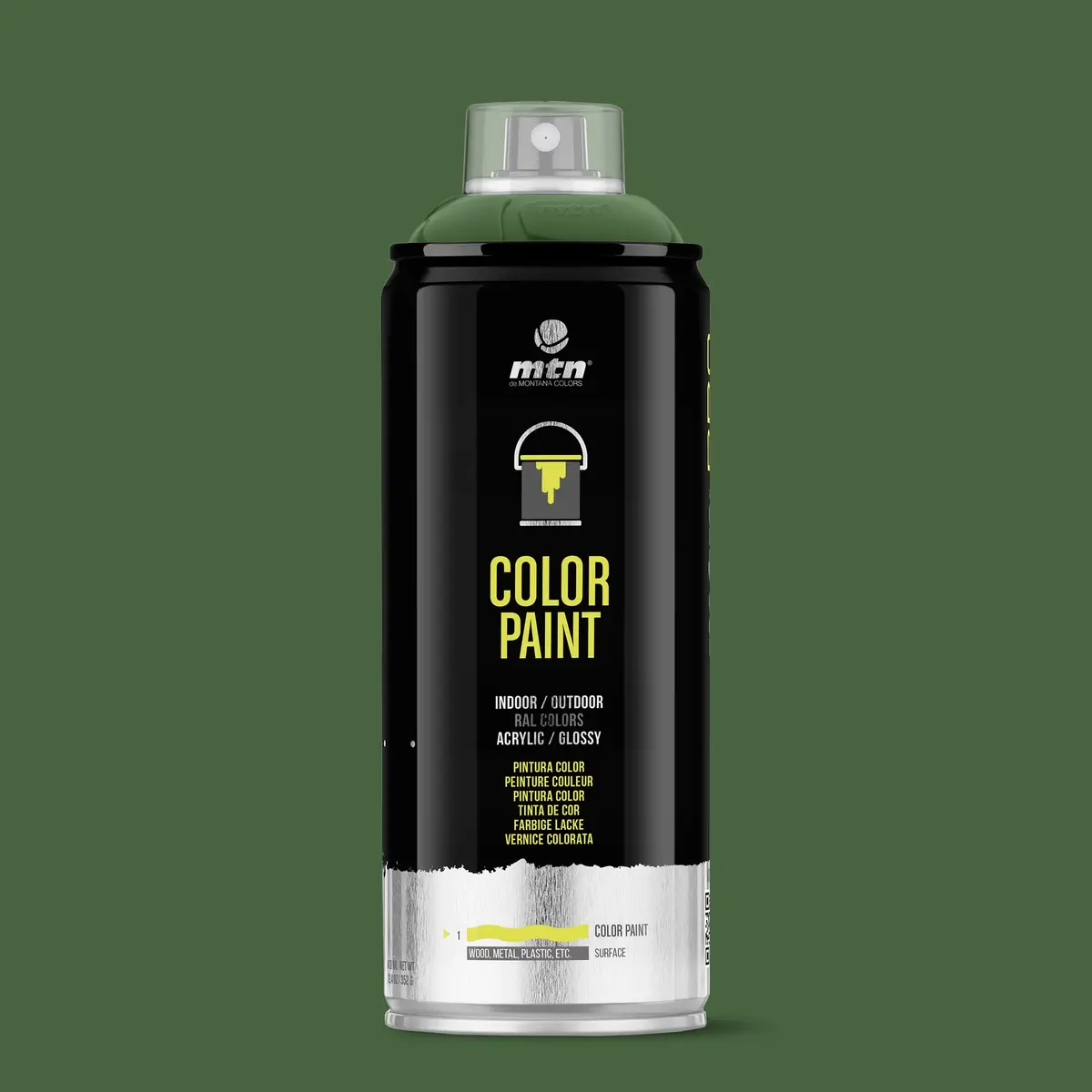 Mtn Pro Spray Paint 400Ml Ral 6011 - Reseda Green 1