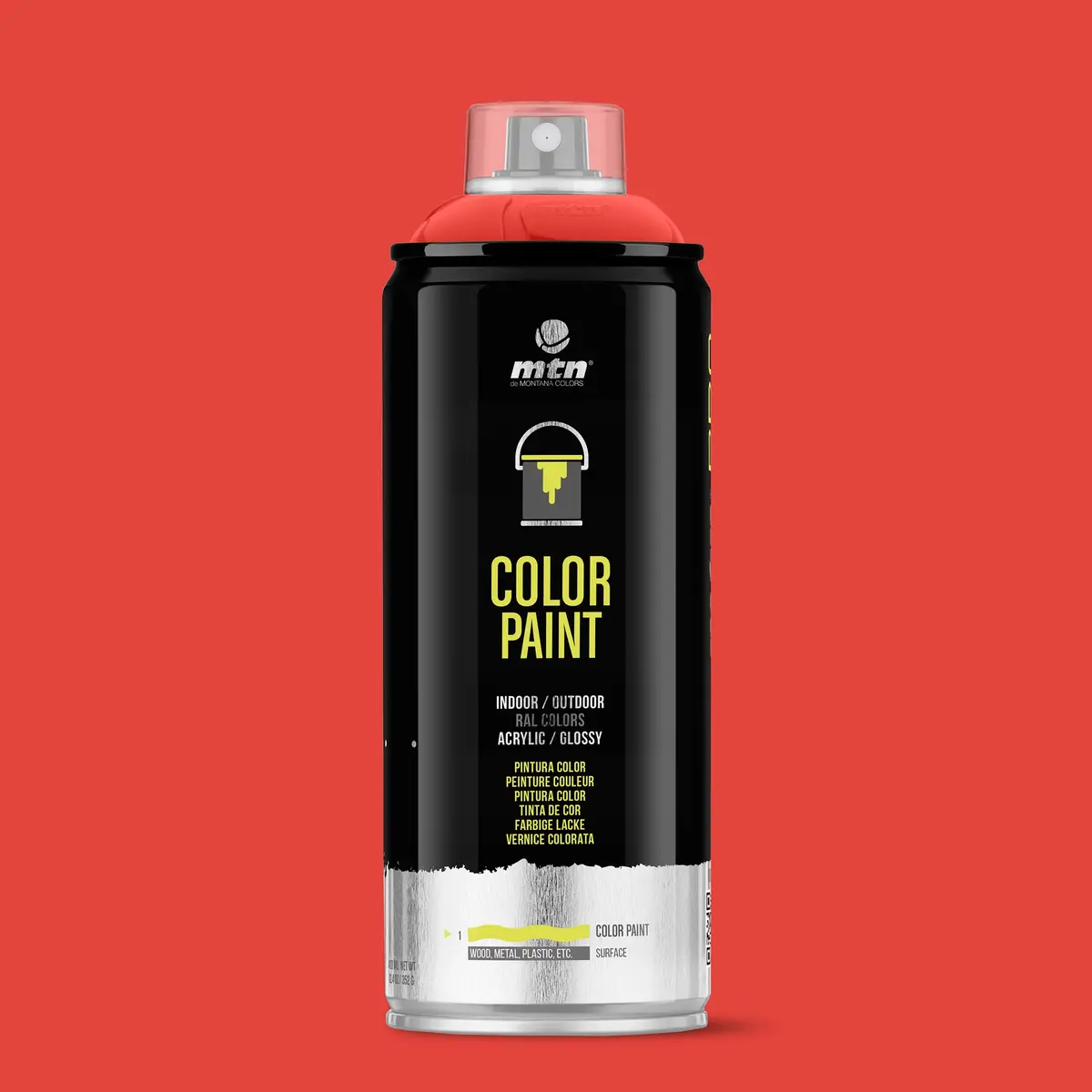 Mtn Pro Spray Paint 400Ml Ral 3001 - Signal Red 1