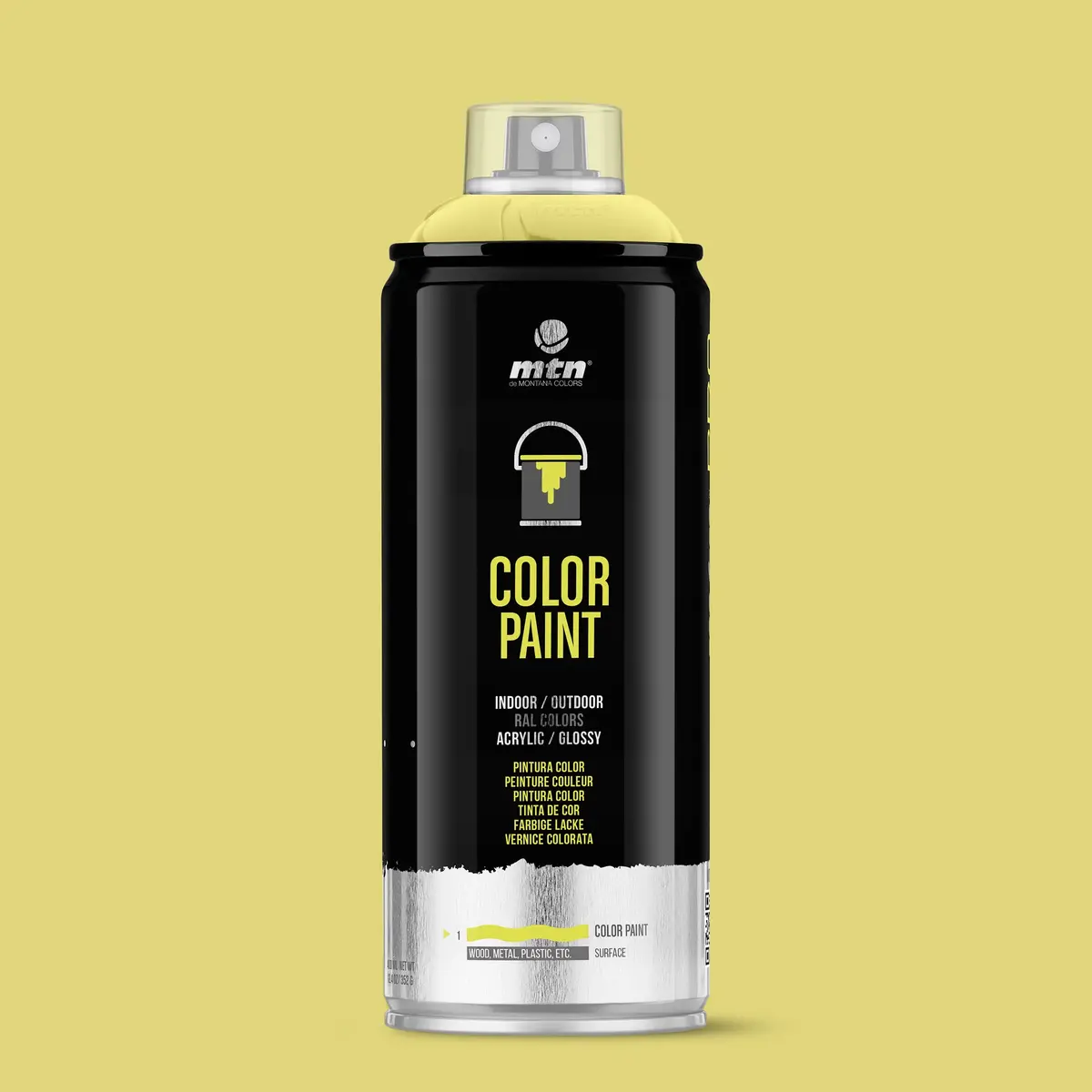 Mtn Pro Spray Paint Ral 400Ml 1016 - Sulfur Yellow 1