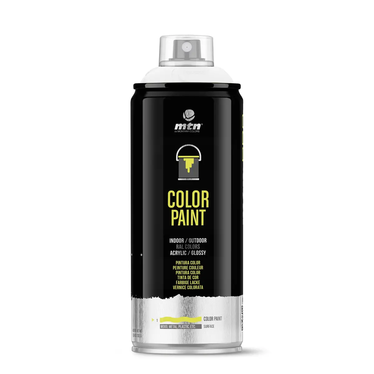 Mtn Pro Spray Paint 400Ml Ral 9010 - White 1