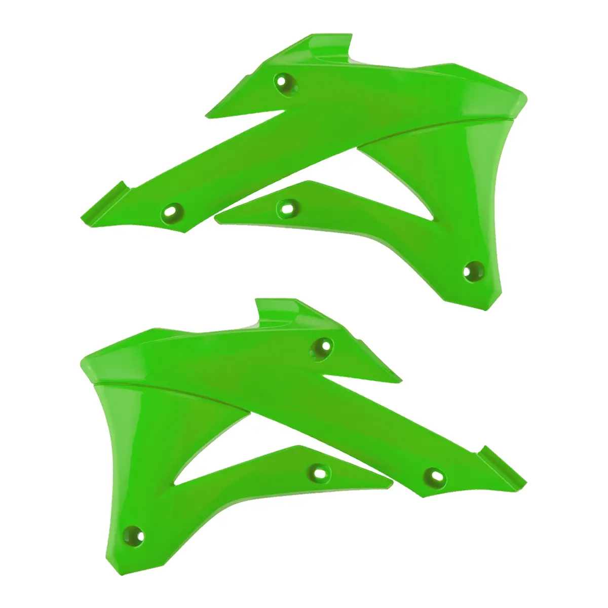 Polisport Radiator Scoops - Kx85 ('22->) - Green 1