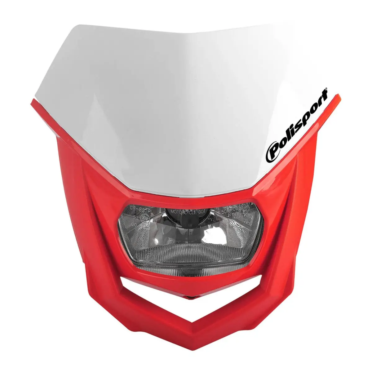 Polisport Halo Headlight White/Red 1