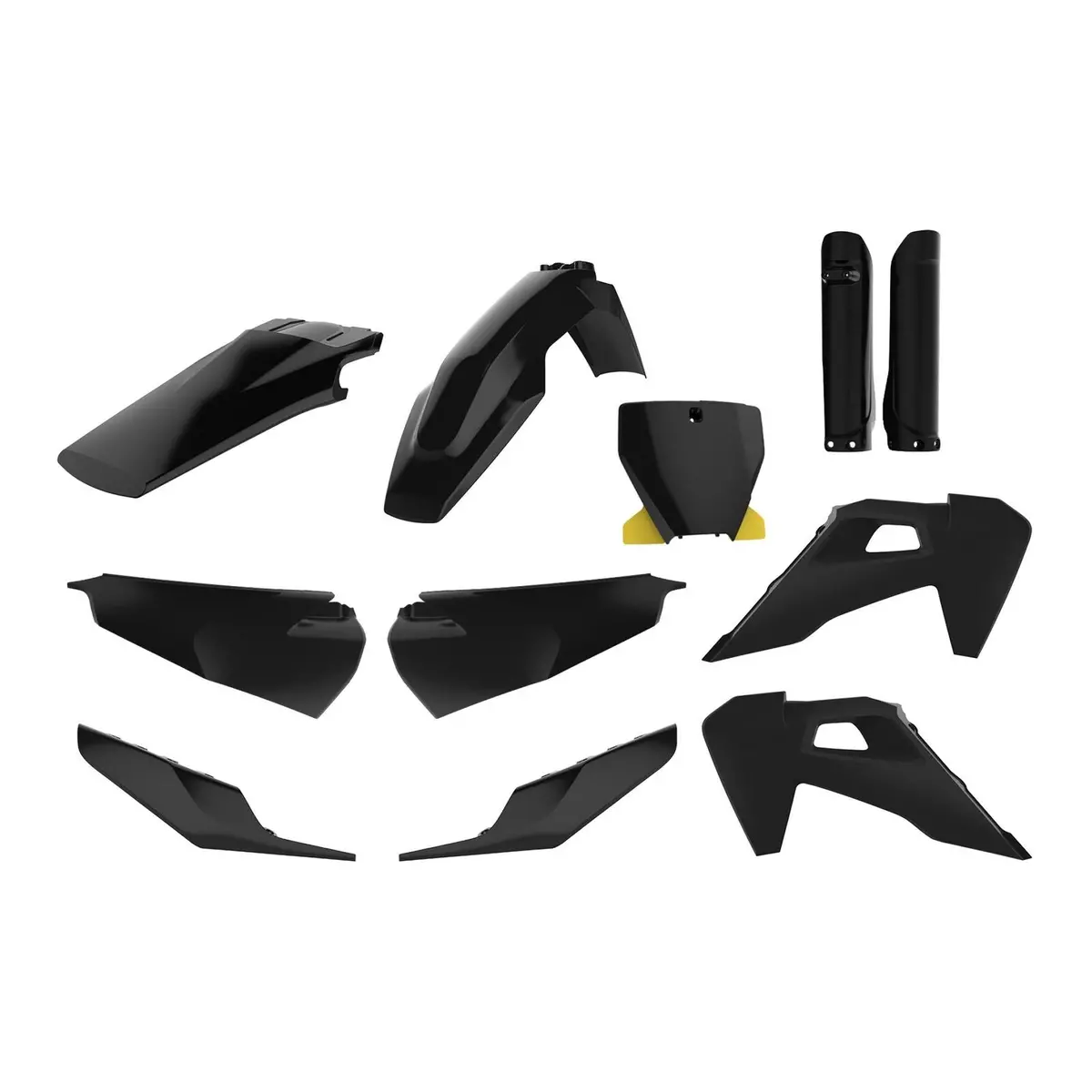 Polisport Full Kit Husqvarna Tc125 Fc250/350/450 (19-'22) - Black 1