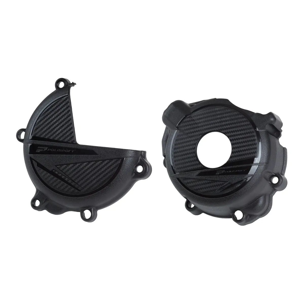 Polisport Kit Clutch + Ignition Cover - Suzuki Drz ('00->) Black 1