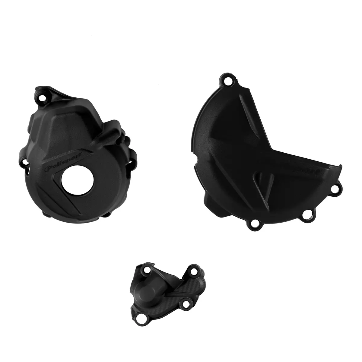 Polisport Kit Clutch And Ignition Cover Gasgas 250/350 ('21>) - Black 1