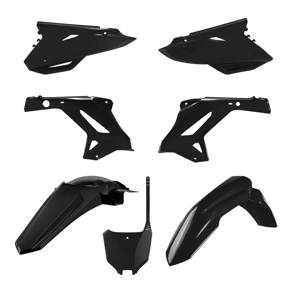 Polisport Restyling Kit Honda Cr125/250 '00-'01 Crf22 Style - Black 1