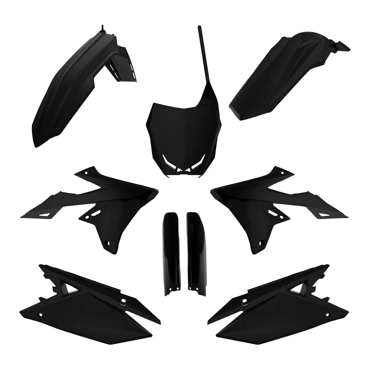 Polisport Full Kit Rmz250 ('19-'24) / Rmz450 ('18-'24) - Black 1