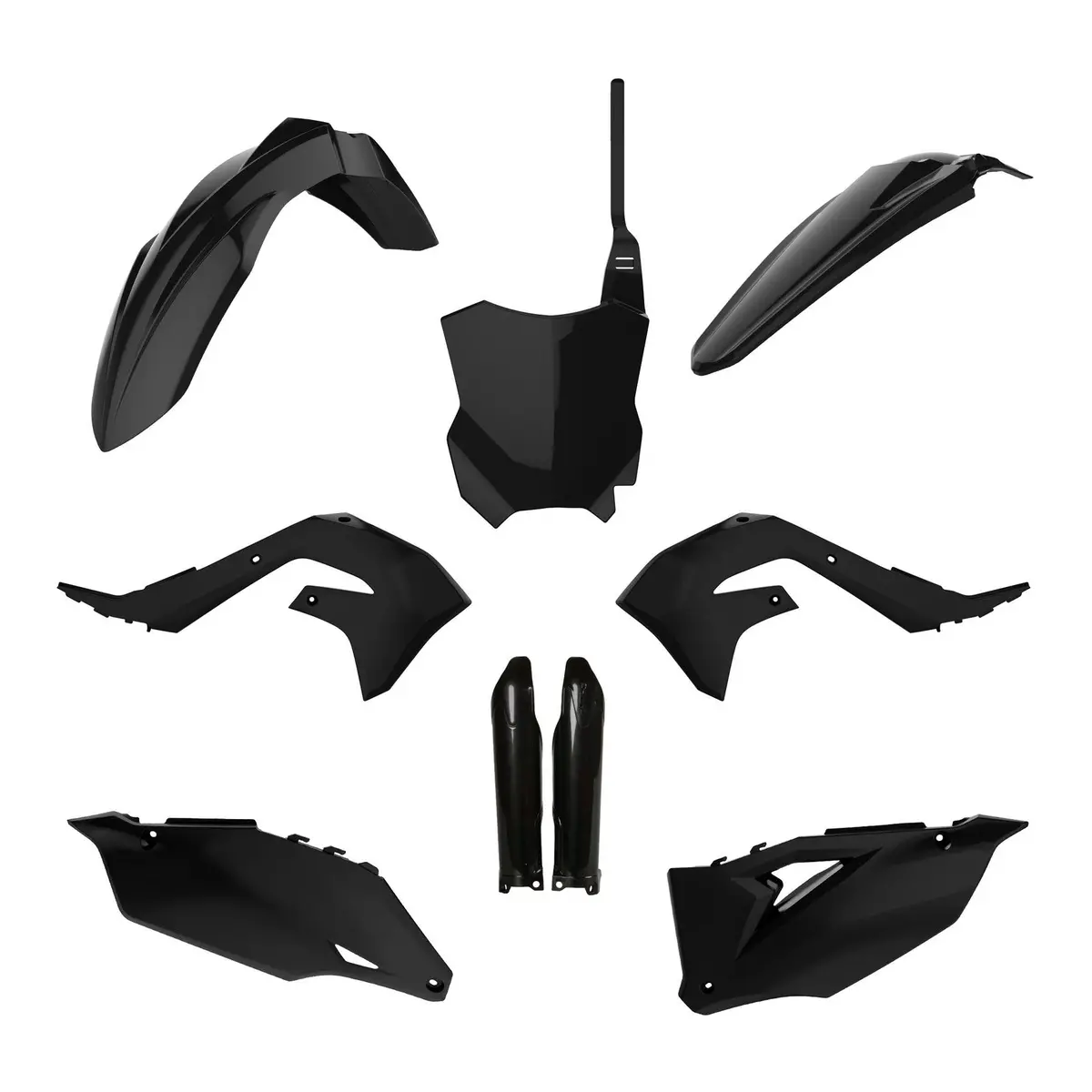 Polisport Full Kit Kawasaki Kx250f ('21-'23) Kx450f ('19-'23) - Black 1