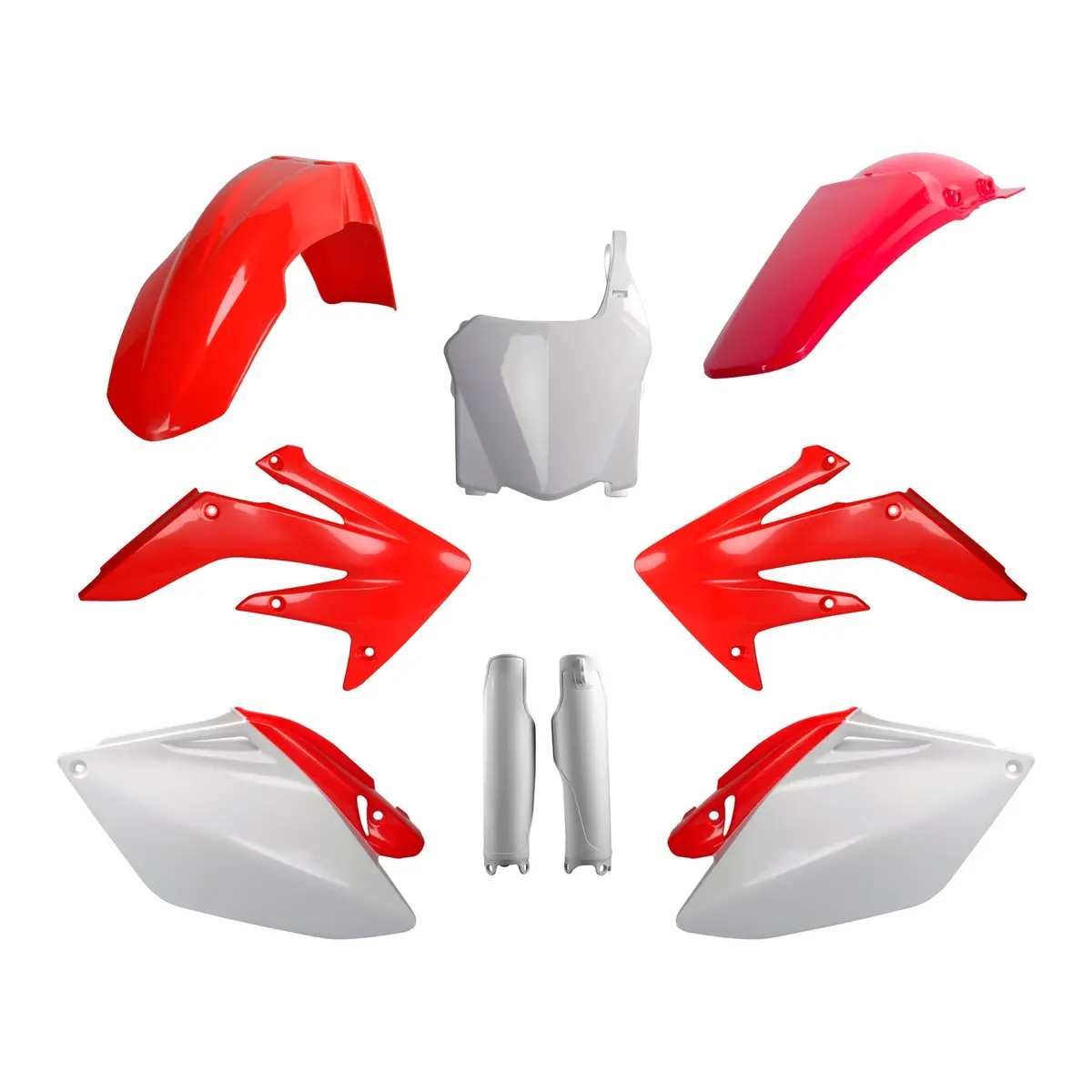 Polisport Full Kit Honda Crf250r ('08) - Oem Red / White 1