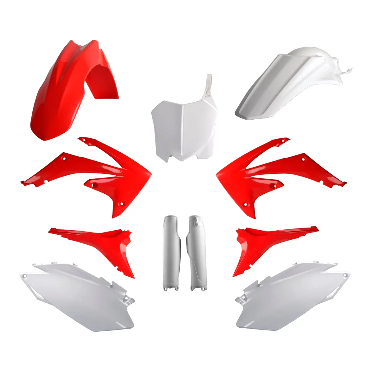 Polisport Full Kit Honda Crf250r '11-'13 / Crf450r '11-'12 - Oem Red / White 1