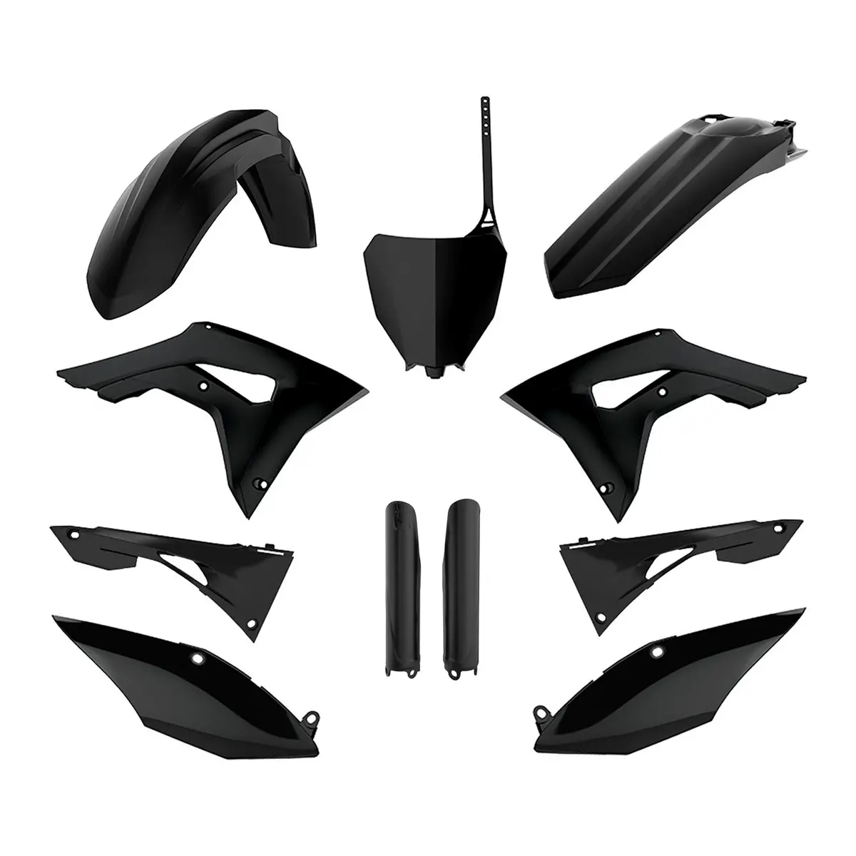 Polisport Full Kit Honda Crf250r ('18-'21) Crf450r ('17-'20) - Black 1