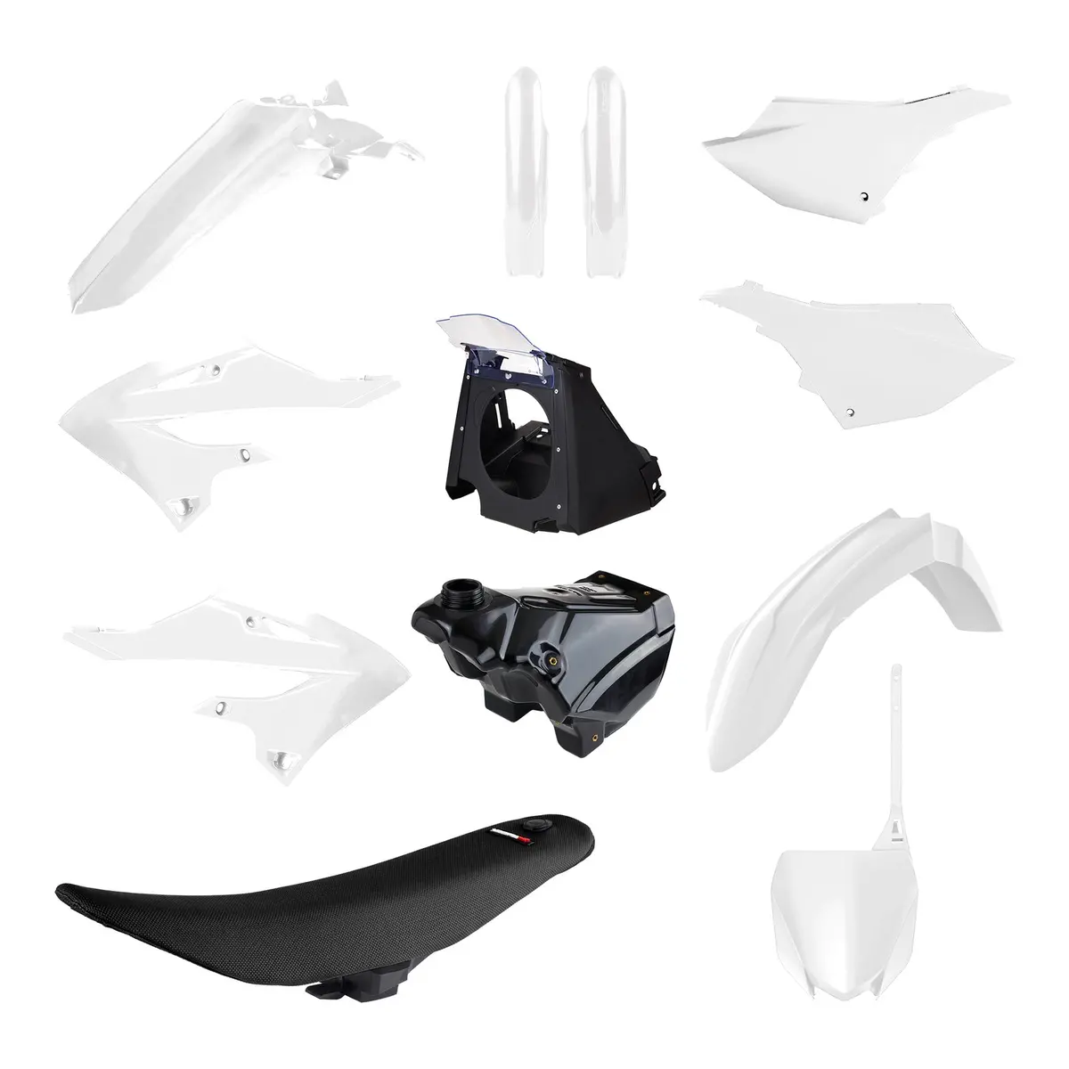Yamaha Mx Restyling Kit Yz125/250 ('02-'21) '22 Style - White 1