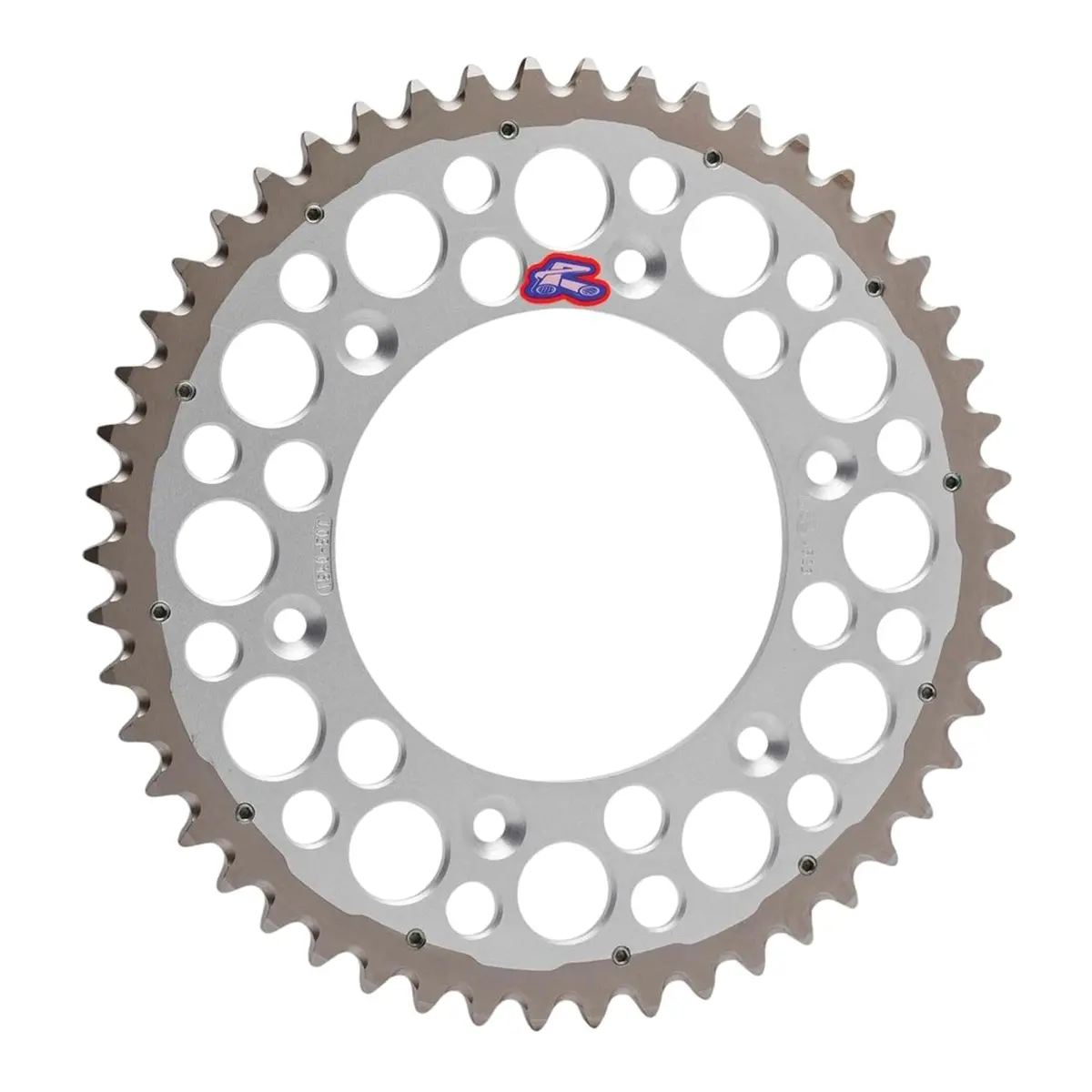 Renthal Sprocket Twinring Silver 50T Bi-Metal Grooved Packaged 1
